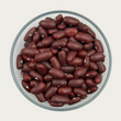 kidney beans, red, whole