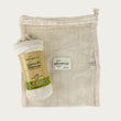 produce mesh bags x 3, organic cotton